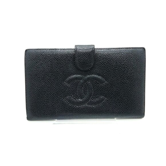 Chanel Long Wallet Black Caviar leather - Picture 1 of 9